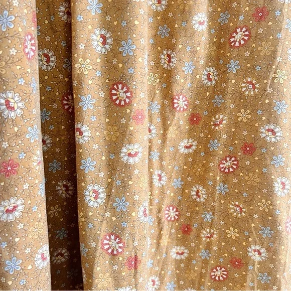 Floral Brown Women's Dress - Picture 7 of 7